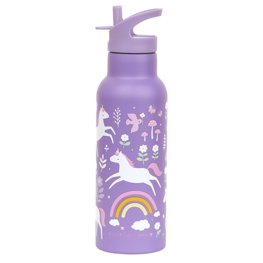 imgi_1_T8KY00018588 Botella de acero térmica 500ml. Unicornios - Imagen 1