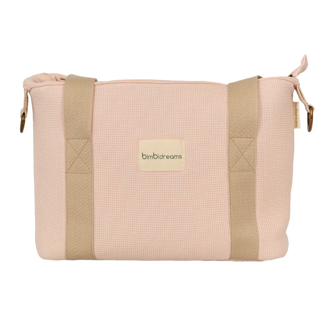 imgi_1_54FU00001097 Bolso Crossbody con cambiador Waffle Rosa - Imagen 1