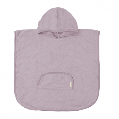 Poncho de baño Basics Lila