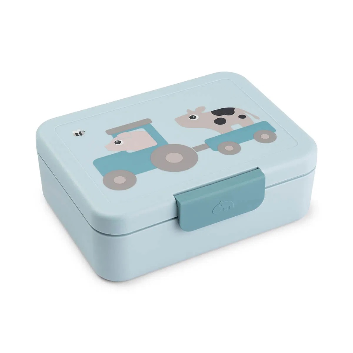 imgi_50_1256722 Caja de almuerzo con separador Tiny farm Azul - Imagen 1