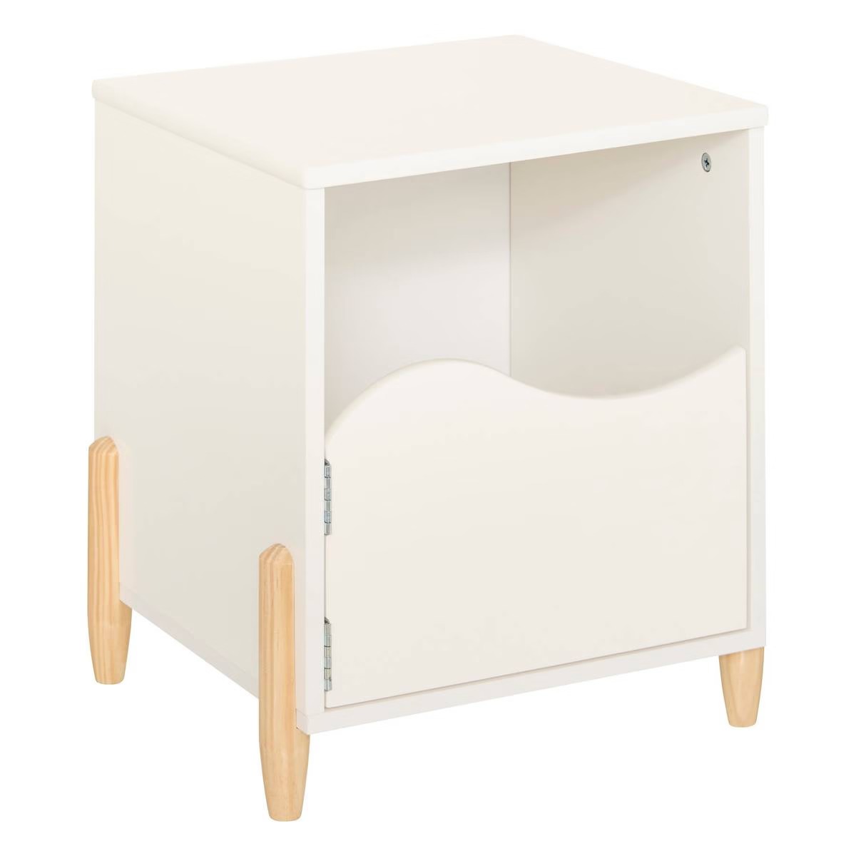 imgi_16_04W097765A Mesita de noche infantil Doucer blanco - Imagen 1