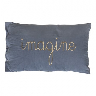 Cojín infantil rectangular Azul