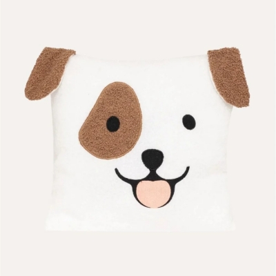 Cojín infantil cuadrado Caniche Scott