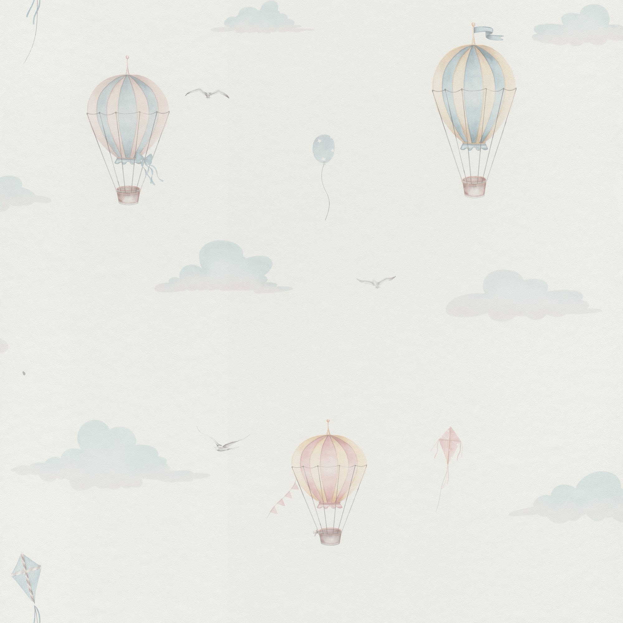034 BAM Papel pintado globos aerostáticos - Imagen 1