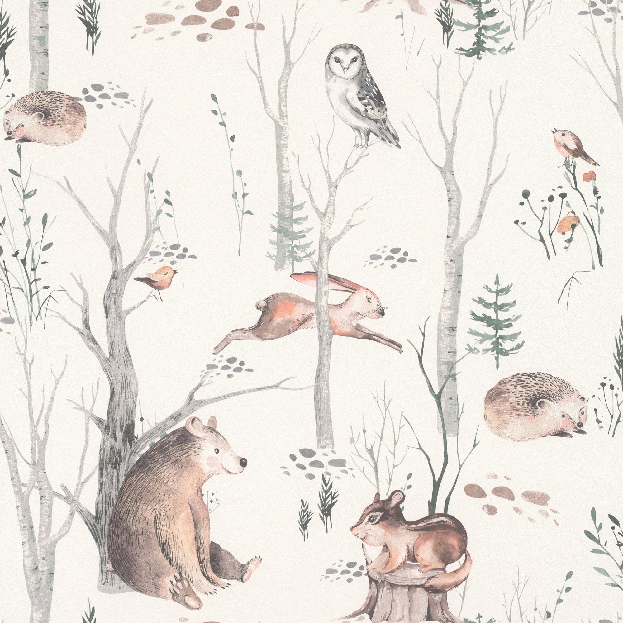 043 BAM Papel pintado bosque animado - Imagen 1