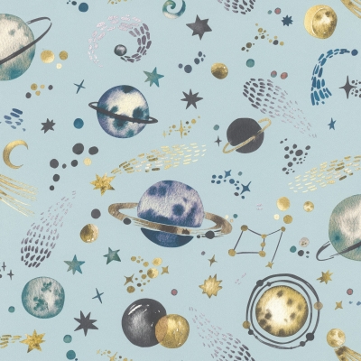 Papel pintado universo infantil