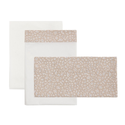 Juego de sábanas para cuna de 60 Rustic rosa
