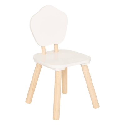 Silla de madera infantil Doucer Blanco