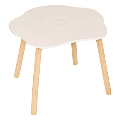 Mesa de madera infantil Douceur blanco