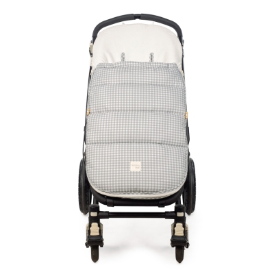 Saco silla invierno I love vichy gris