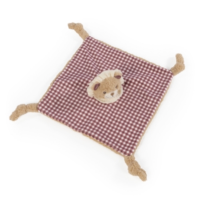 Doudou león Gala cerise