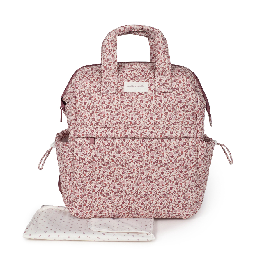 1120900529_a Mochila de paseo Cherry flores - Imagen 1