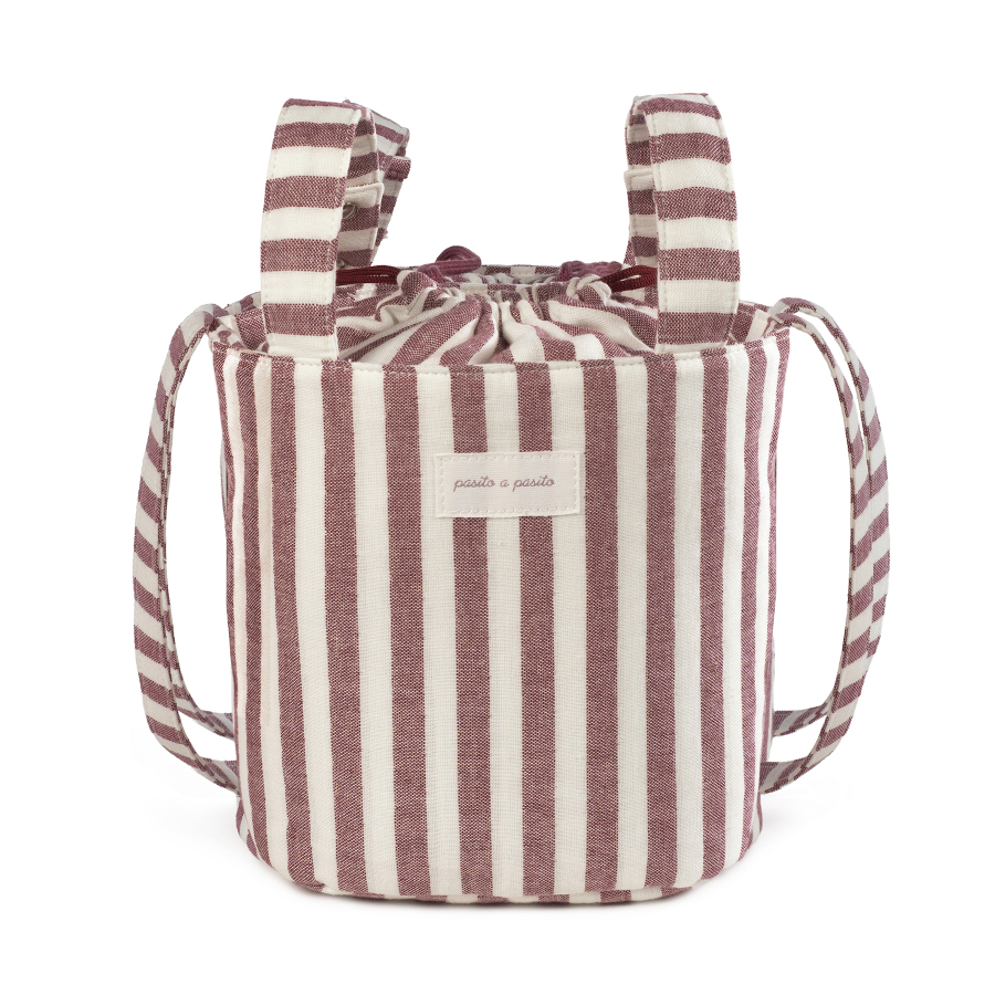 1120900539_a Bolso bucket Cherry rayas - Imagen 1