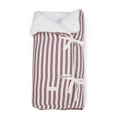 Saco 2 en 1 Arrullo-manta Cherry rayas