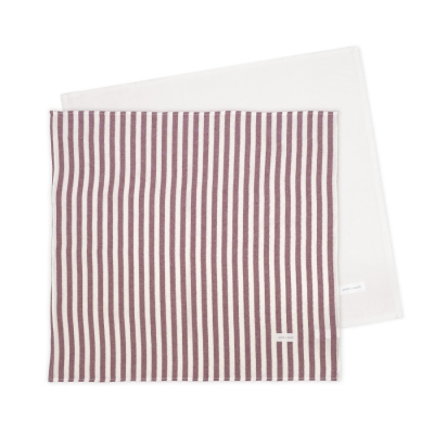 Set de 2 muselinas 70x70 Cherry rayas