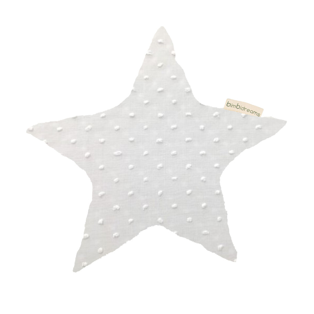 54FU00000893 Cojín decorativo 40x40 estrella plumeti - Imagen 1