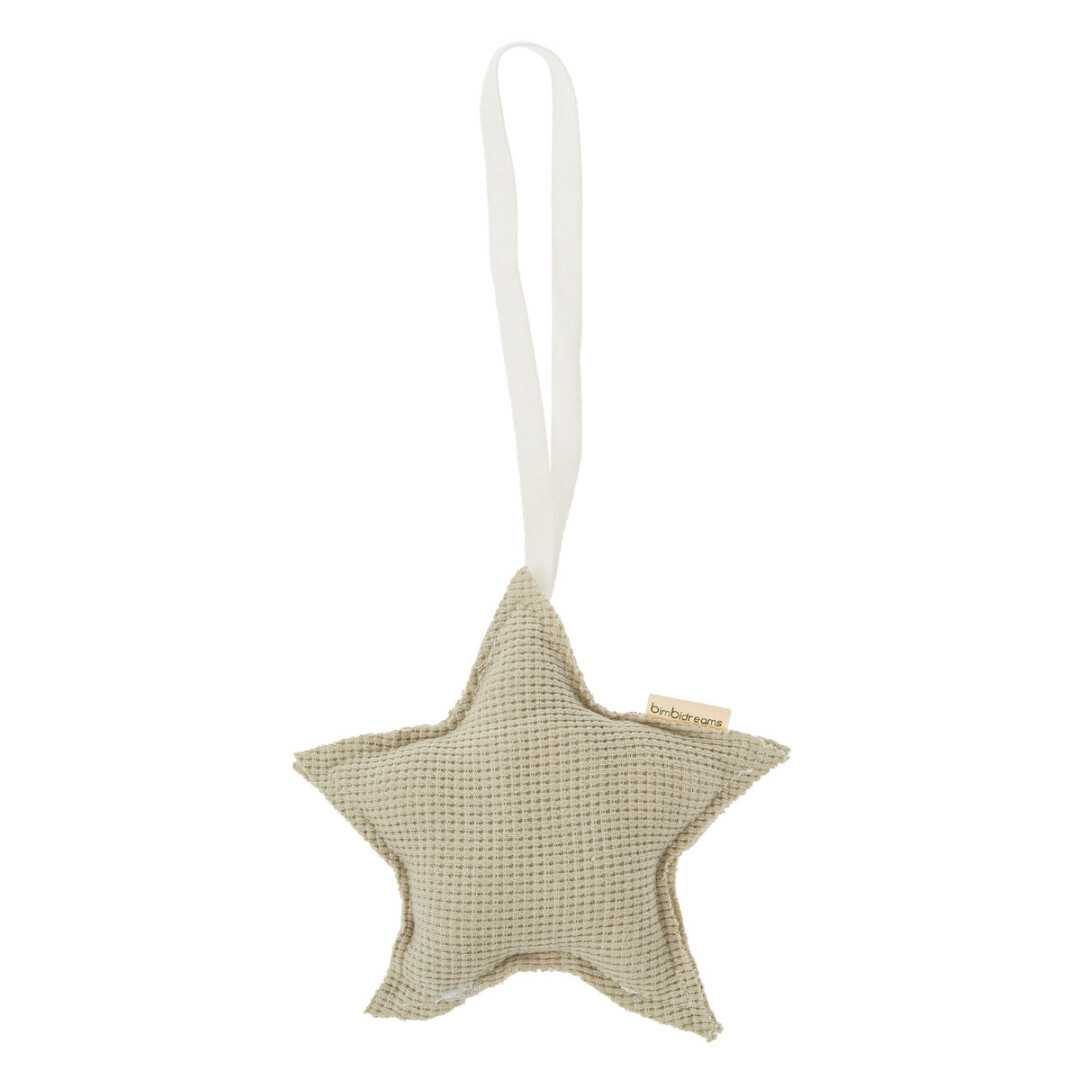 54FU00001005 Colgador decorativo sonajero waffle verde - Imagen 1