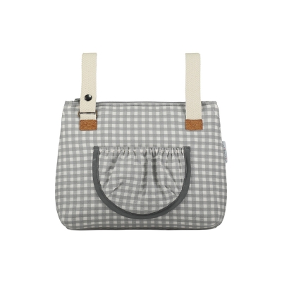 Bolso Wander Checks Gris