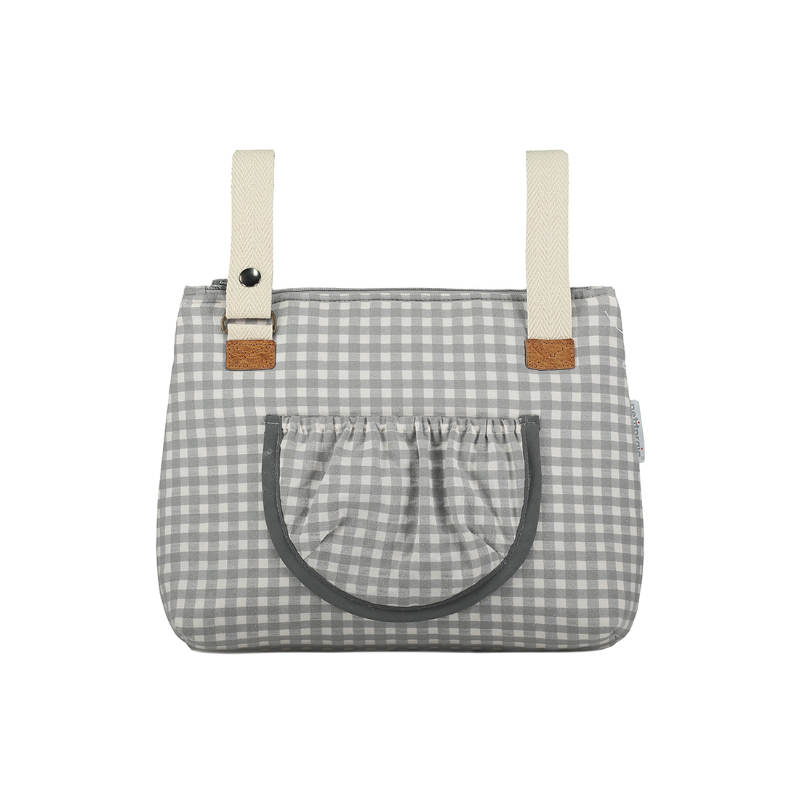 E1036250 Bolso Wander Checks Gris - Imagen 1