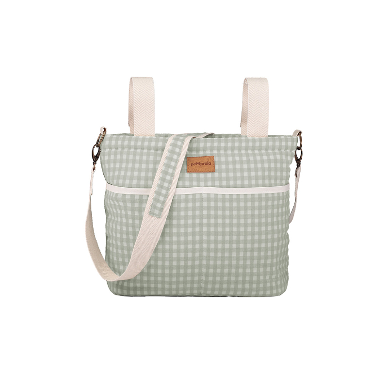 E1136240 Bolso Park Checks Verde - Imagen 1