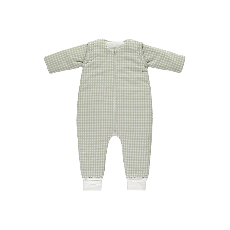E2836240 Saco para dormir con pies 80cm Checks Verde TOG 2.5 - Imagen 1