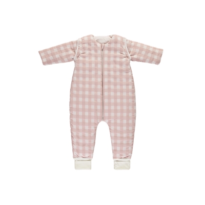 Saco para dormir con pies 80cm Checks Rosa TOG 2.5