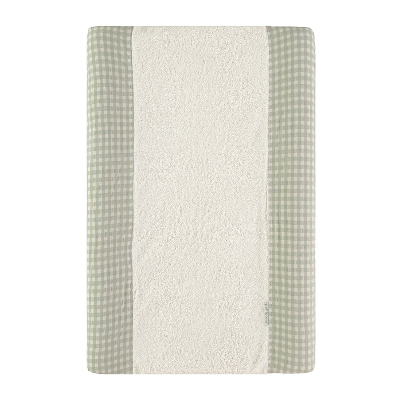 E34136240 Funda para cambiador de 80cm. Checks Verde - Imagen 1