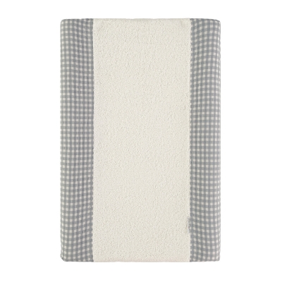 Funda para cambiador de 80cm. Checks Gris