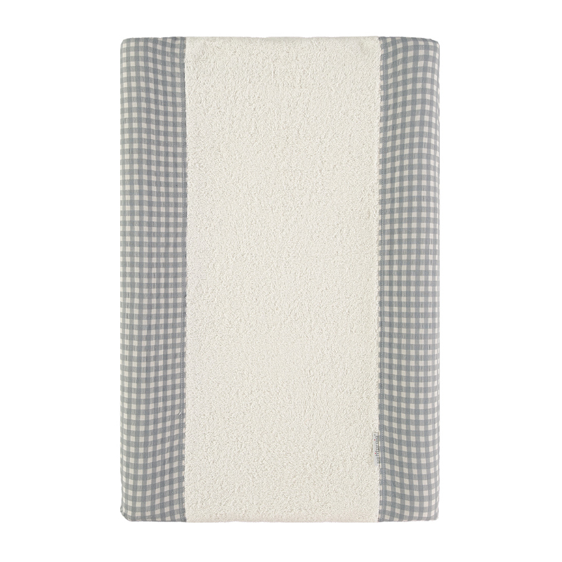 E34136250 Funda para cambiador de 70cm. Checks Gris - Imagen 1
