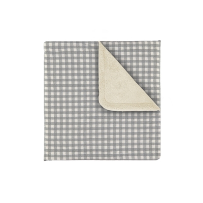 Manta 75x110cm Checks Gris