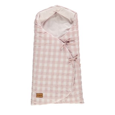 Saco para capazo Mimo Checks Rosa