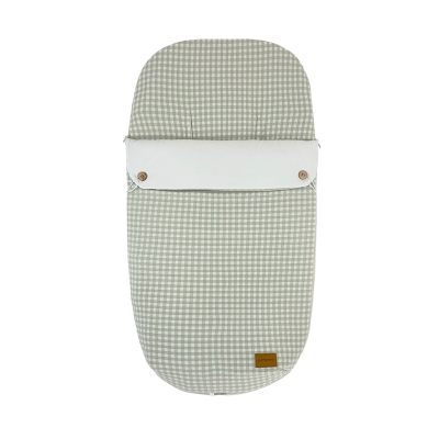 Saco de invierno para silla Checks Verde