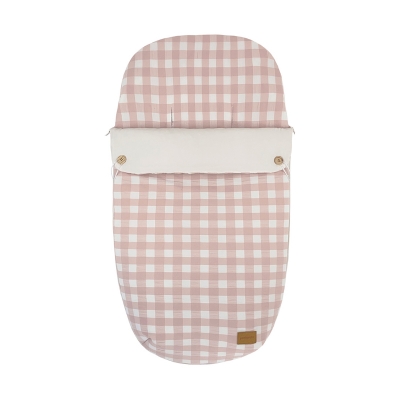 Saco de invierno para silla Checks Rosa