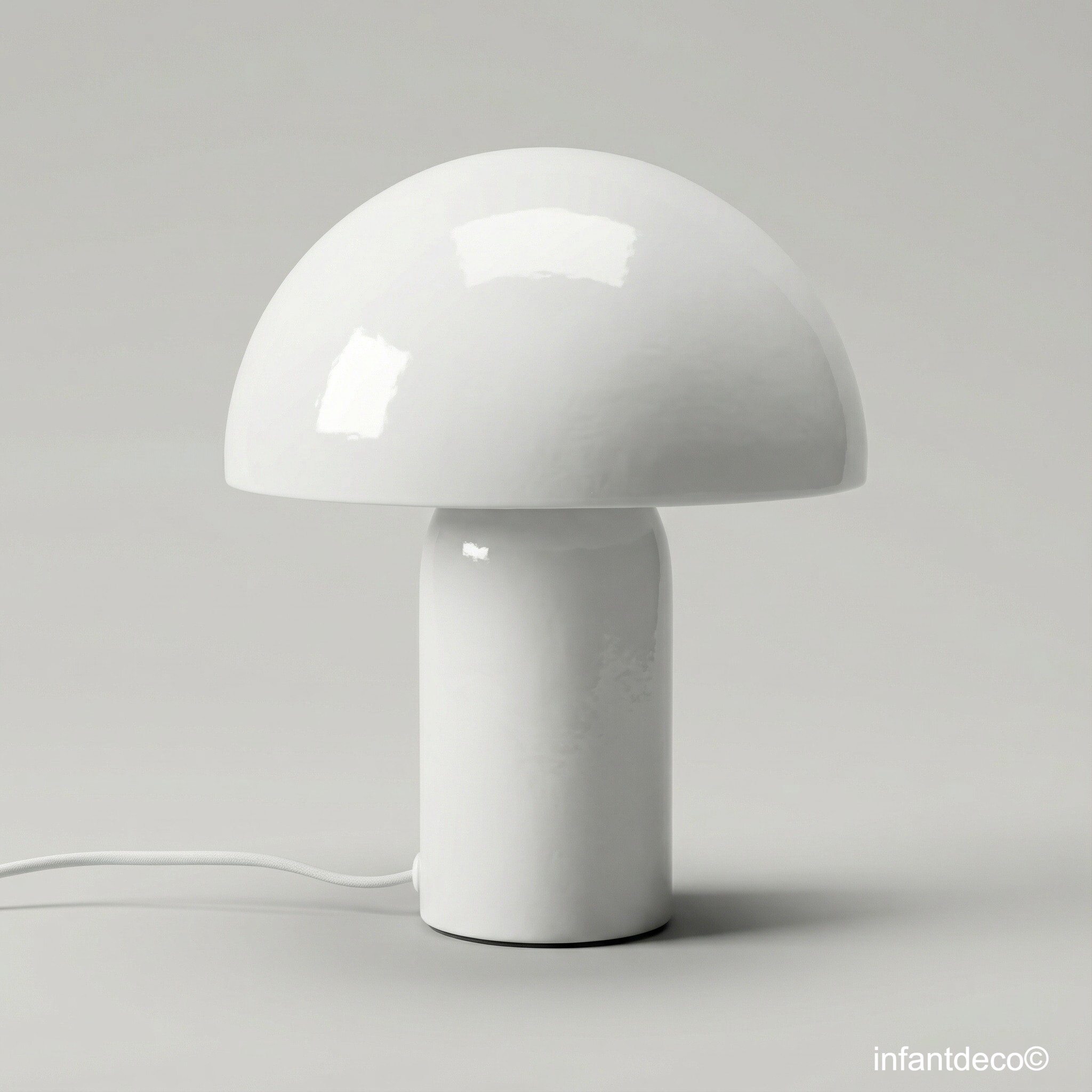 e6d4cea0-48df-4216-816c-08981b9a00d9 Lámpara de noche infantil Mushroom Blanco - Imagen 1