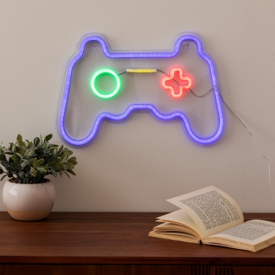 Lámpara mural de Neón Mando de Juegos