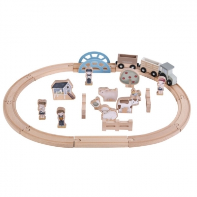 Sistema de tren pequeña granja