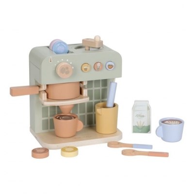Cafetera grande de madera