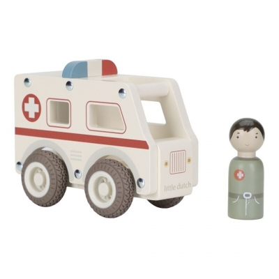Ambulancia de madera