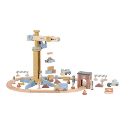 Set de construcción con grua