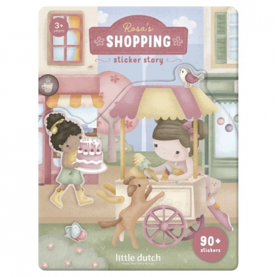 Libro pegatinas de compras con Rosa