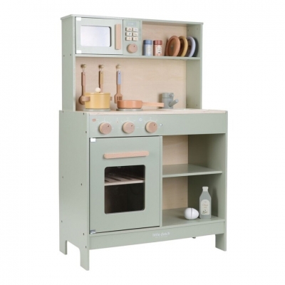 Cocina de madera mint