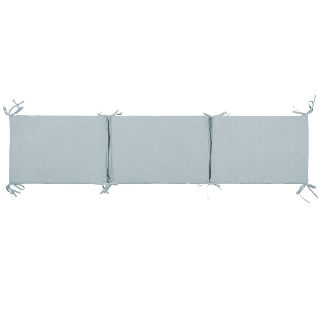 54FU00002694 Protector de cuna desenfundable azul grisáceo - Imagen 1