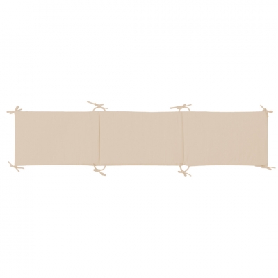 Protector de cuna desenfundable lino
