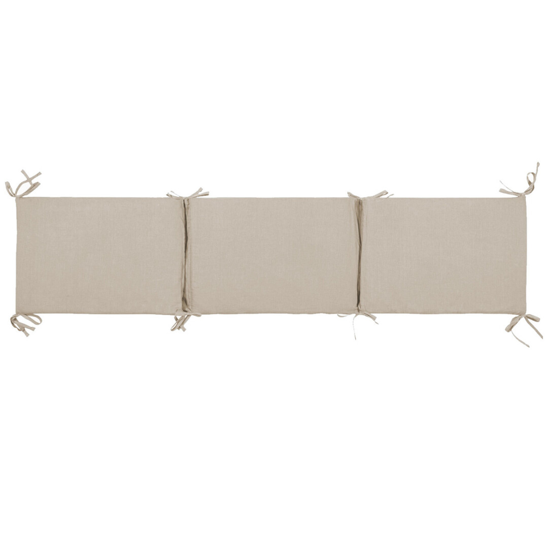 54FU00002699 Protector de cuna desenfundable verde musgo - Imagen 1