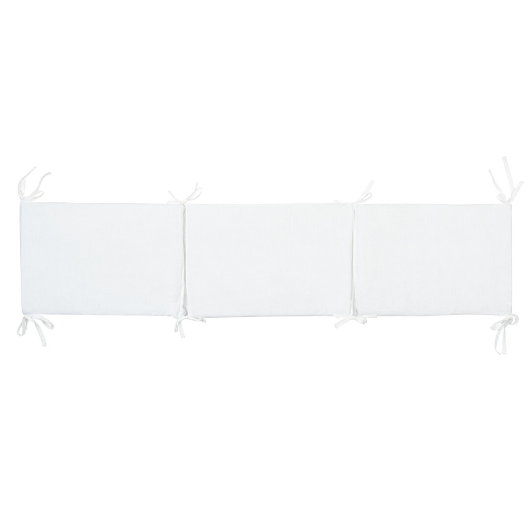 54FU00002700 Protector de cuna desenfundable blanco - Imagen 1