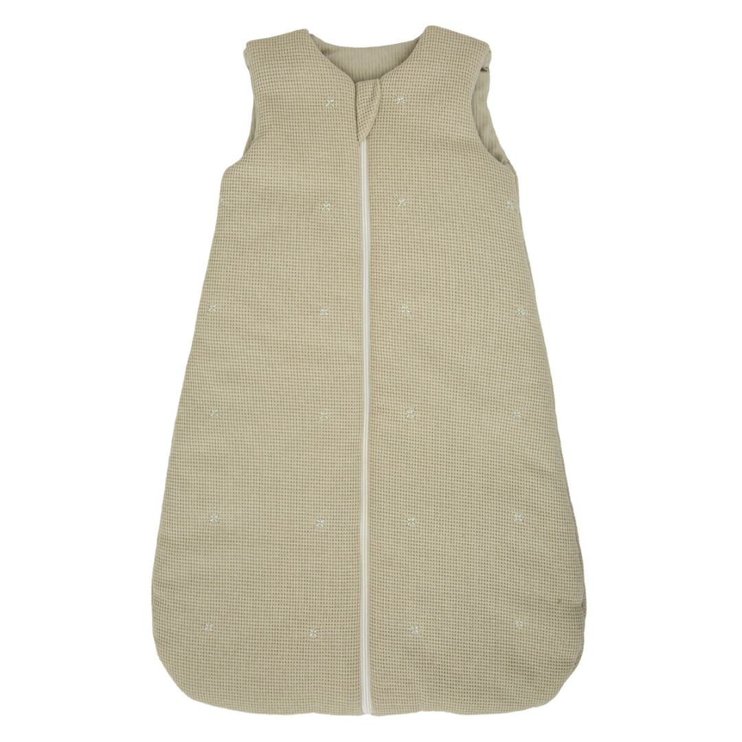 54FU00003107 Saco para dormir waffle verde musgo 12-18 meses - Imagen 1