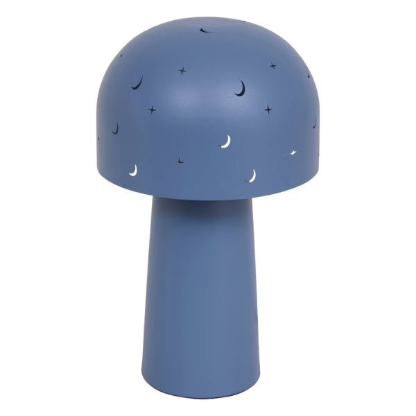 lampara infantil azul Lámpara de noche infantil Mushroom Blue - Imagen 1