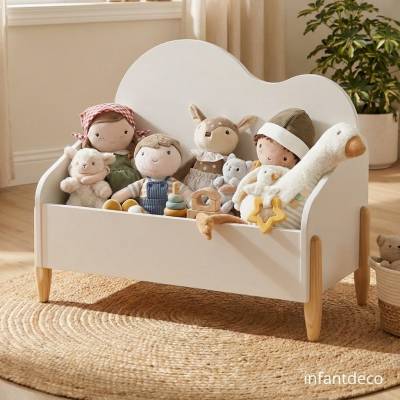 Mueble para juguetes Doucer Osito Nube blanco