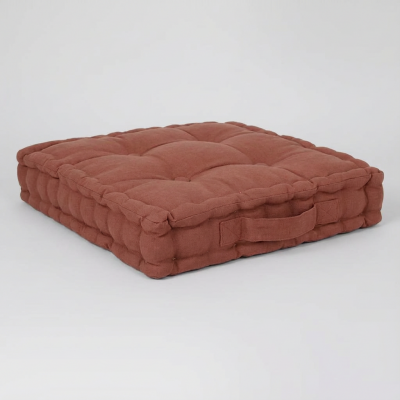 Cojín de suelo infantil terracota 40x40cm