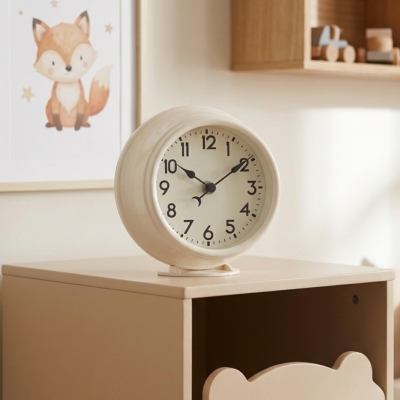 Reloj de agujas infantil Hory Cream